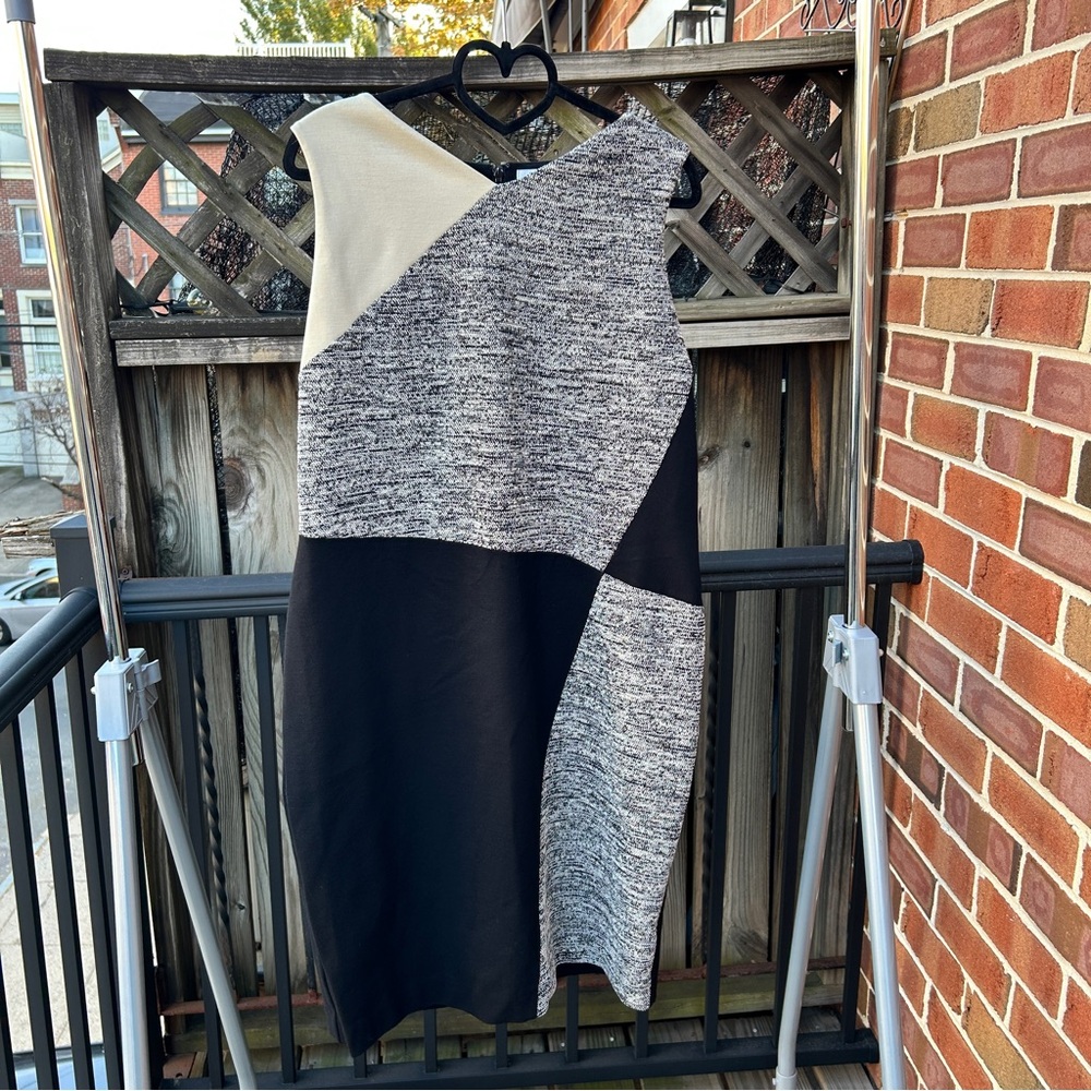 DKNYC Paneled Colorblock Dress 16W NWT